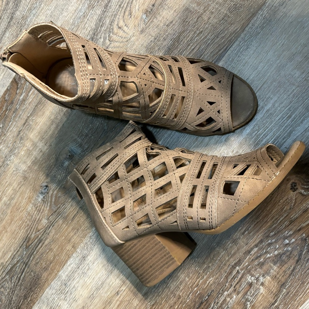 Nature Breeze Block Heel Booties